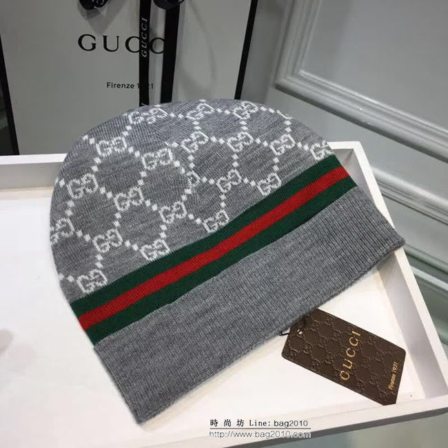 GUCCI古馳 跑量款 專櫃新款毛線帽 男女同款 LLWJ5783